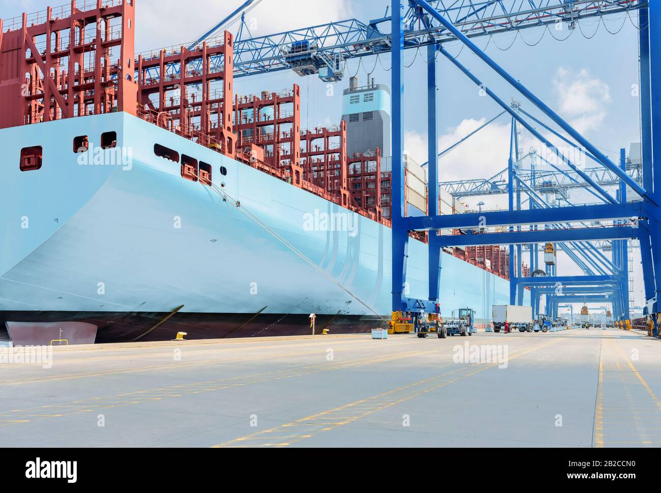 Cargo Terminal Stock Photo