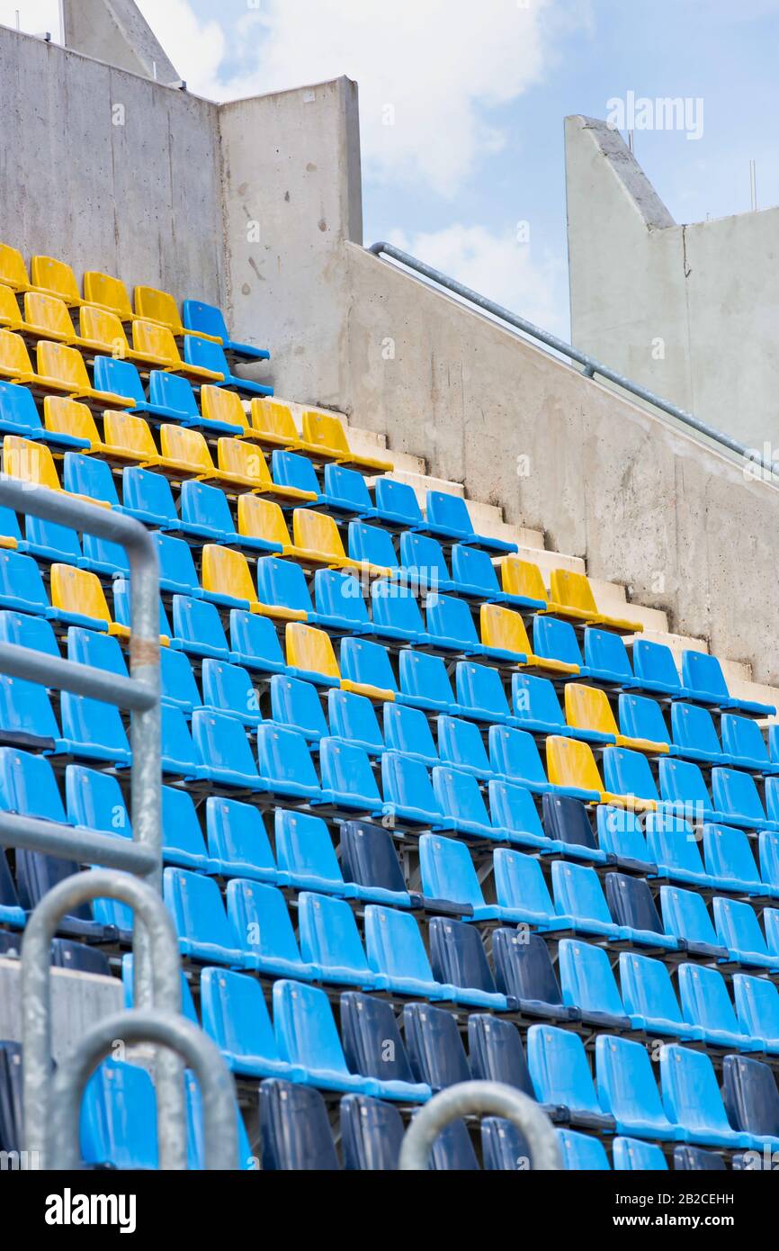Photo of stadium seats Stock Photo Alamy