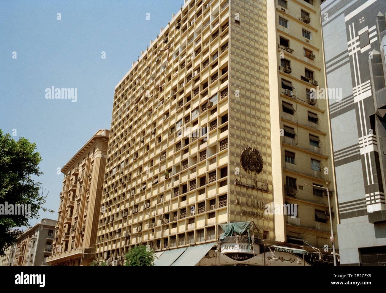 Travel Photography Modern buildings in Downtown Cairo in Egypt in