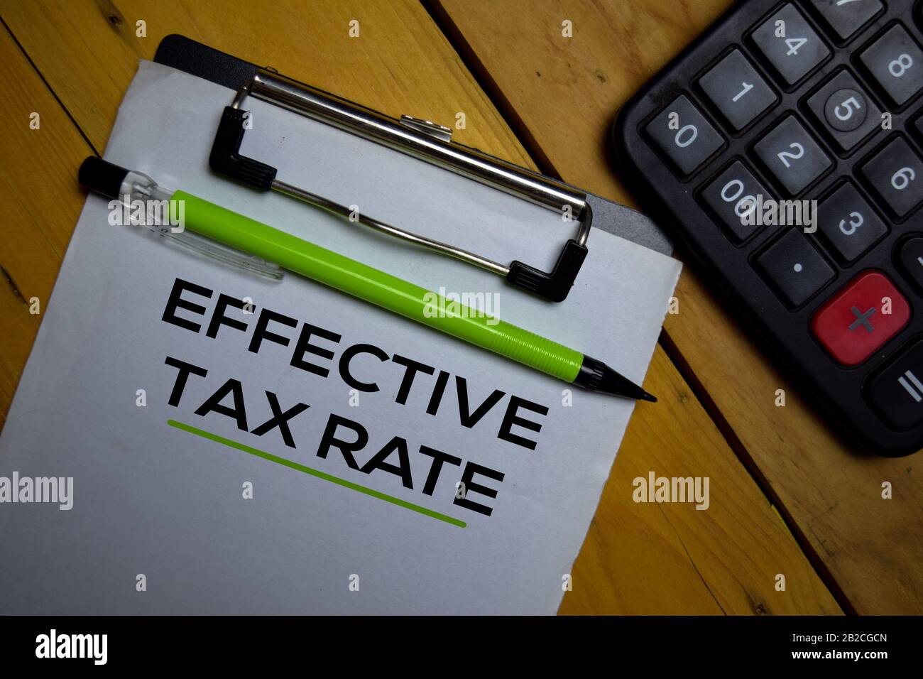 Calculate effective tax rate hi-res stock photography and images - Alamy