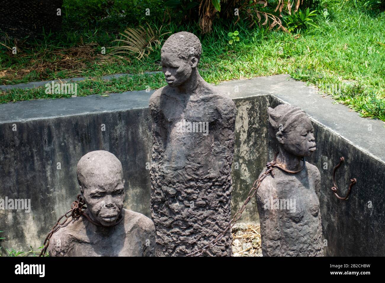 Image from the former slave market museum in Zanzibar City and Stone