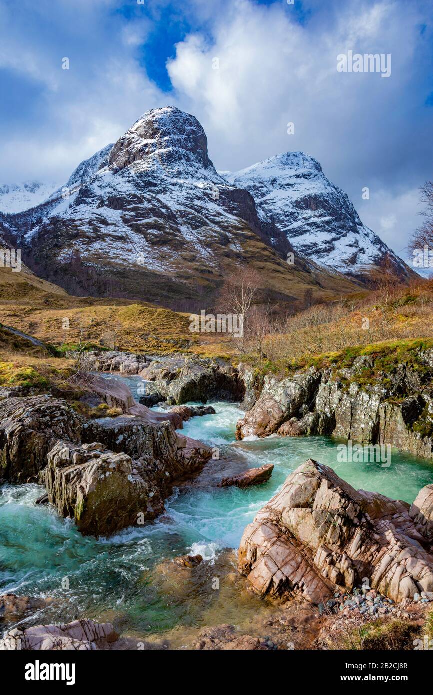 beautiful Glencoe, highlands, Scotland, uk. Stock Photo