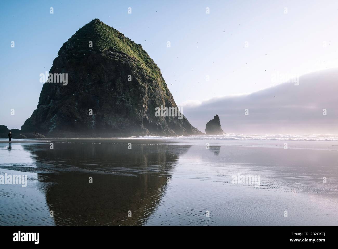 Cannon Beach is a small coastal city in northwest Oregon. It’s known 