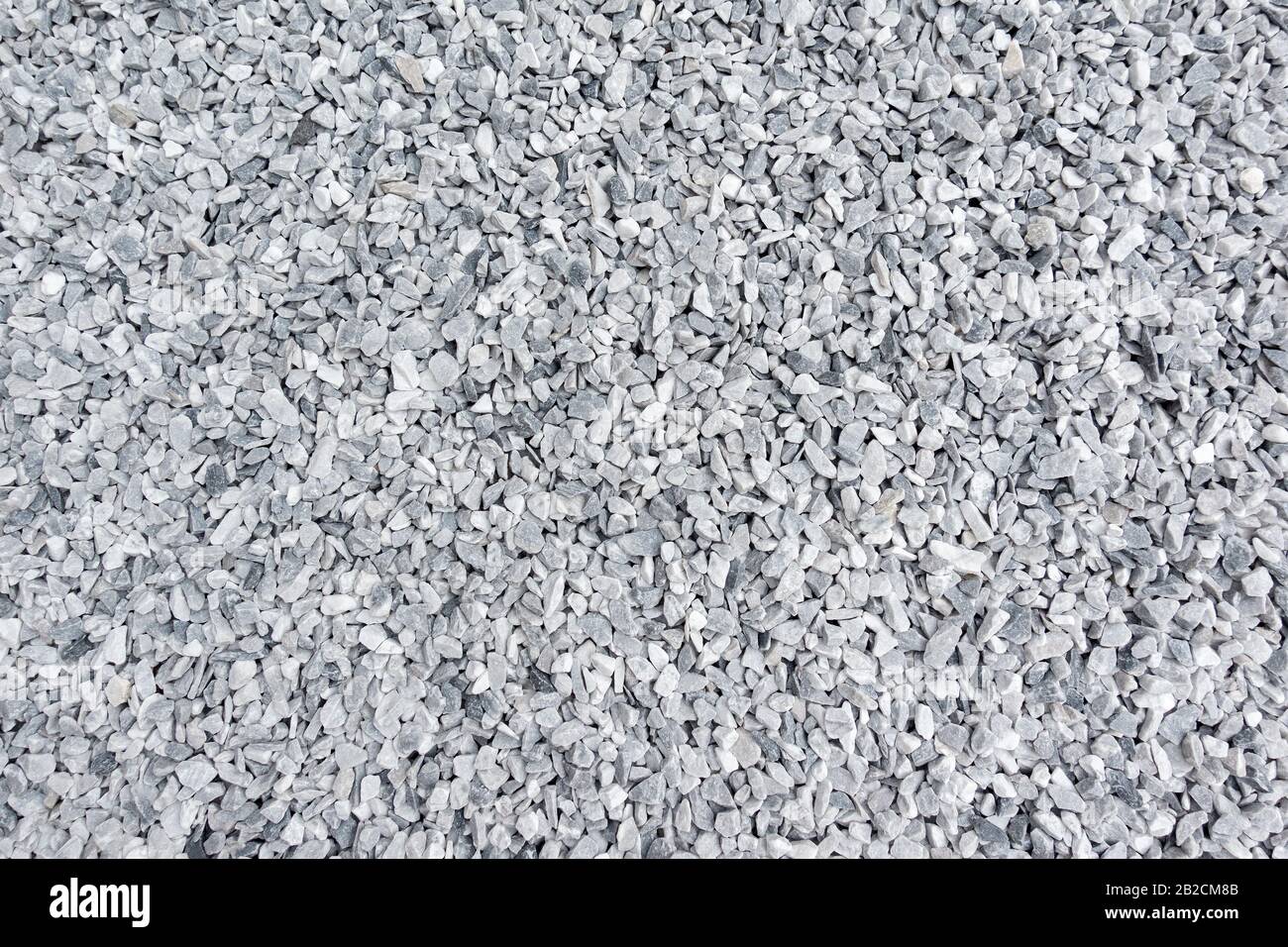 Area with light gray grit in closeup Stock Photo