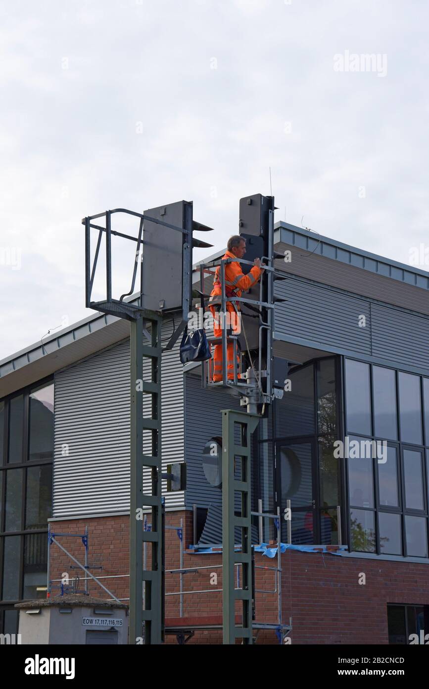 Railway signal germany hires stock photography and images Alamy
