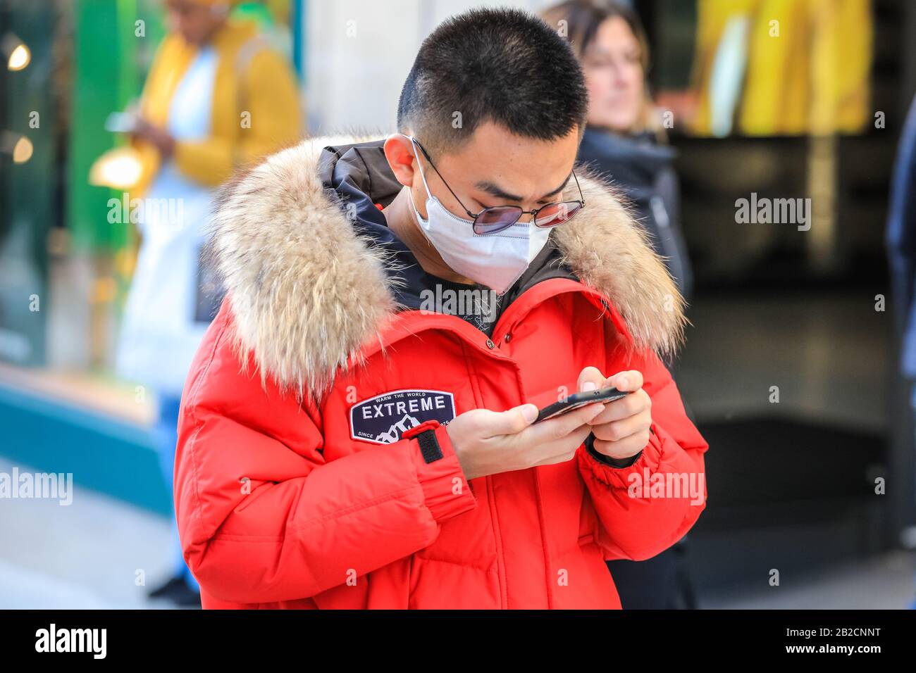 London, UK. 2nd Mar, 2020. Shoppers 