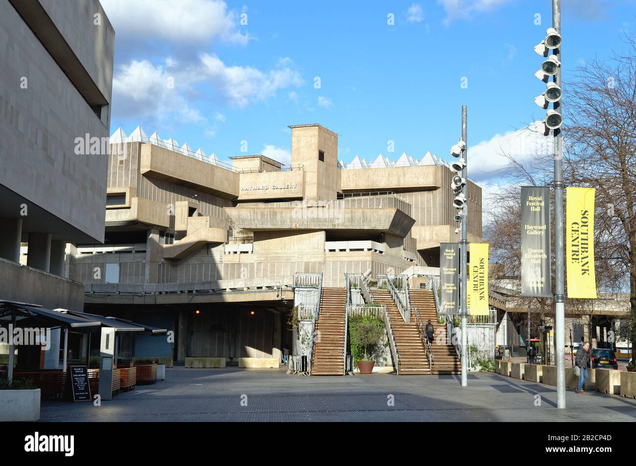 Exterior of the Hayward Gallery on the South Bank Centre at Waterloo London England UK Stock Photo
