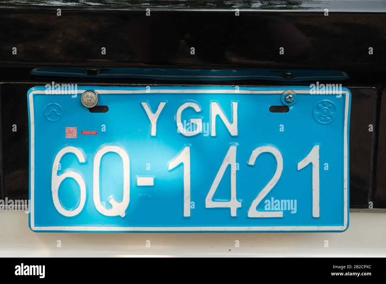 License plate myanmar vehicle hi-res stock photography and images - Alamy