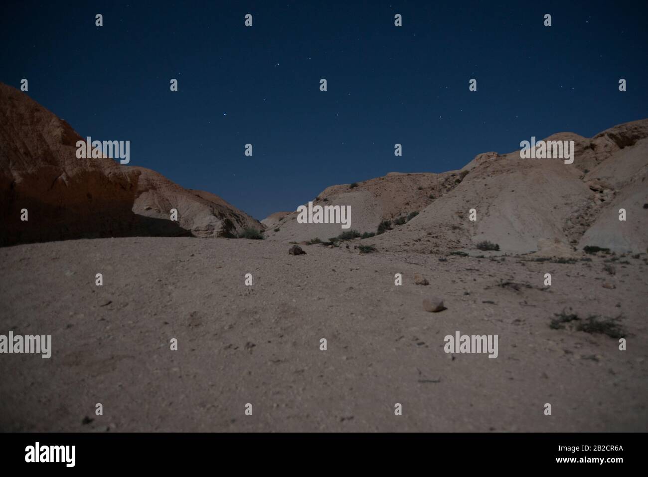 Adventure in dart Negev desert in Israel night Stock Photo Alamy