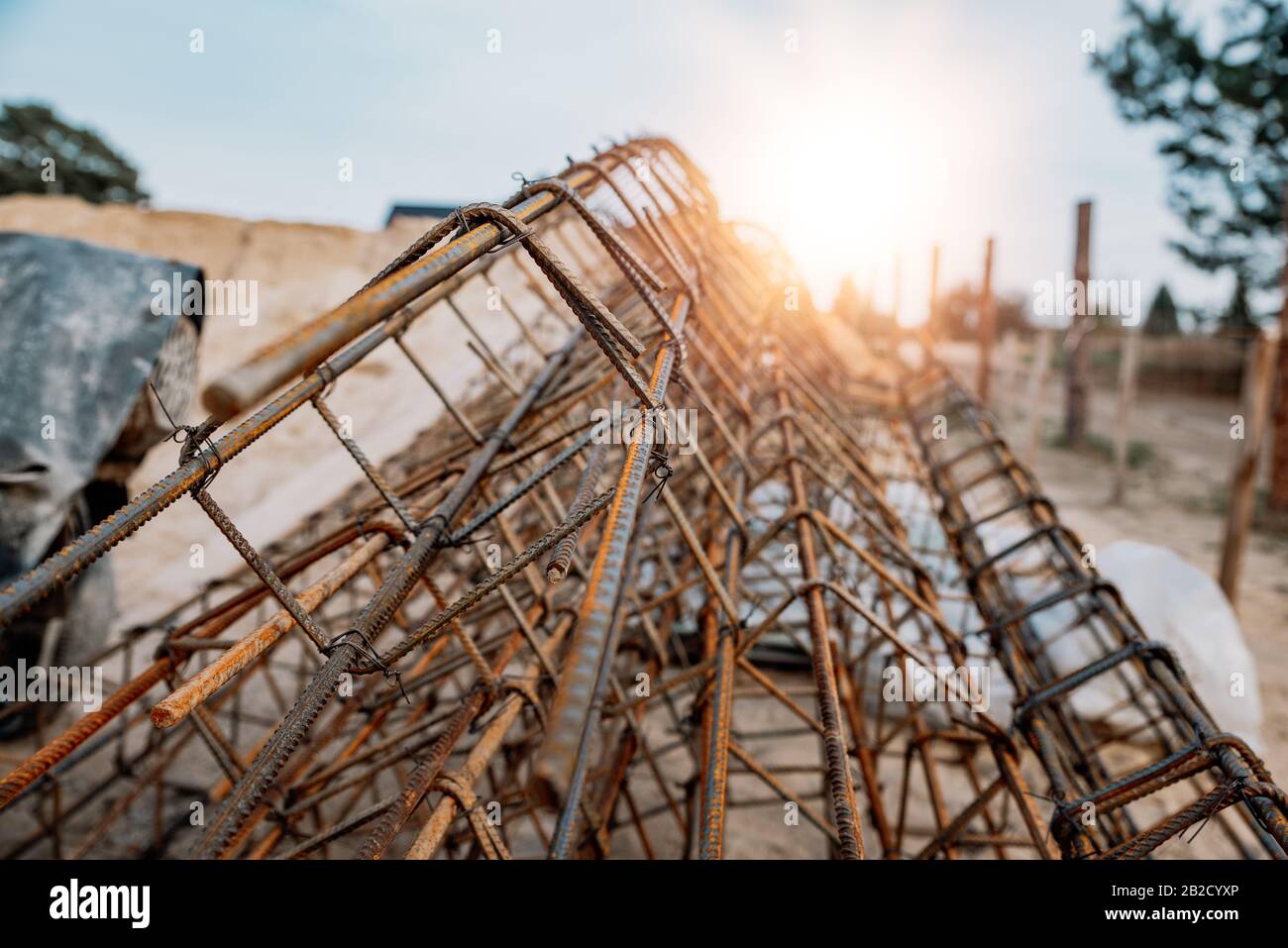 Steel reinforcing bar rust hi-res stock photography and images - Alamy