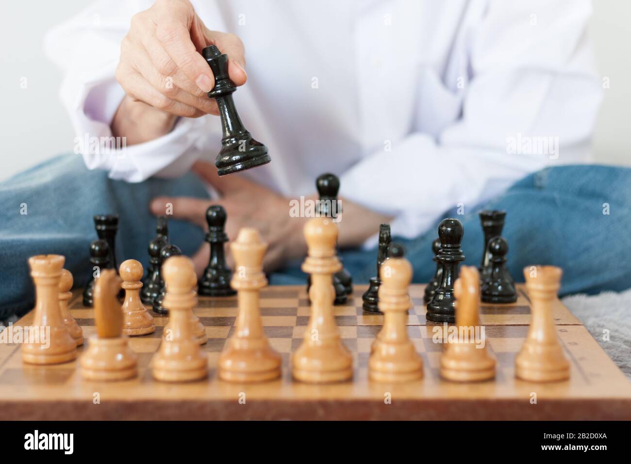 Chess Game in a Street Open Competition. Stock Image - Image of wood,  challenge: 279429957