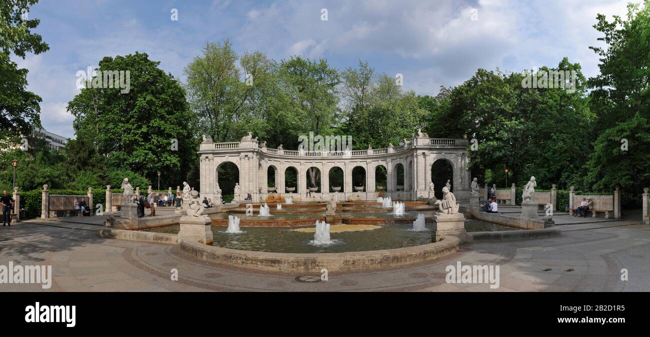 Maerchenbrunnen, Volkspark, Friedrichshain, Berlin, Deutschland Stock Photo