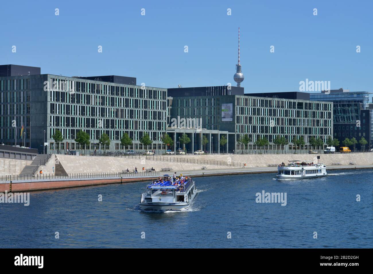 Bundesministerium fuer Bildung und Forschung, Kapelle-Ufer, Mitte, Berlin, Deutschland Stock Photo