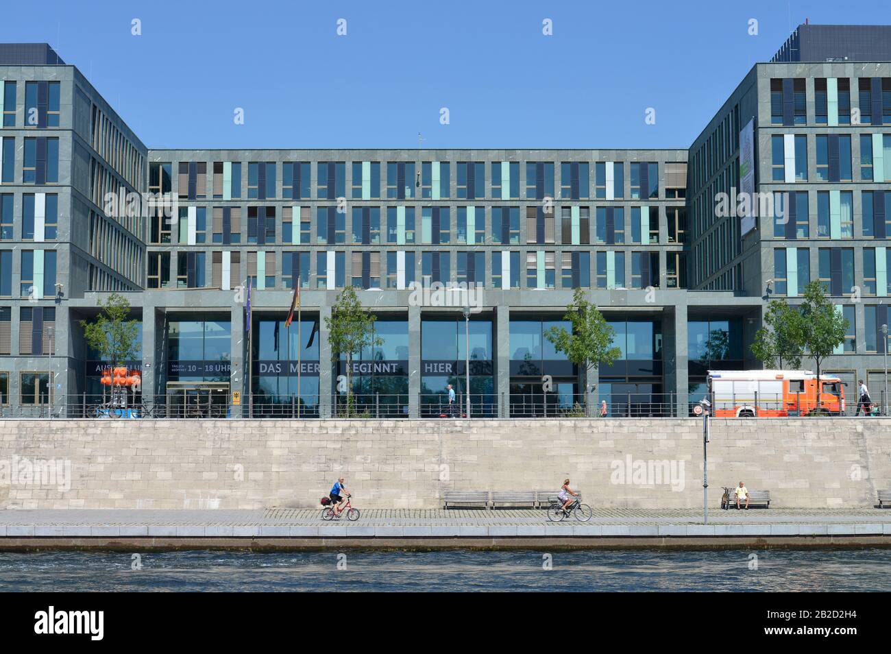Bundesministerium fuer Bildung und Forschung, Kapelle-Ufer, Mitte, Berlin, Deutschland Stock Photo