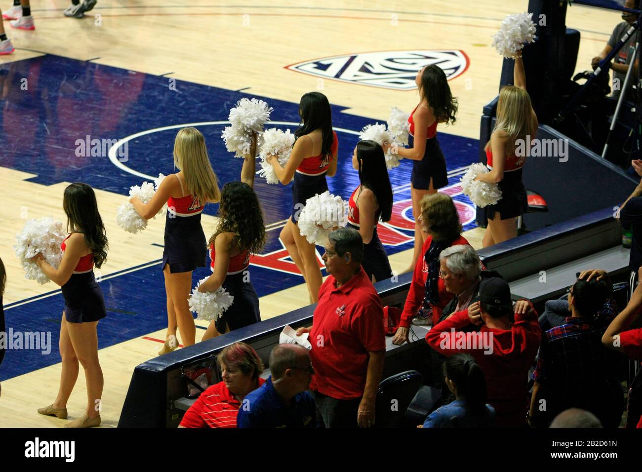 Arizona Vs Stanford Girls University Basketball game at the UofA McKale
