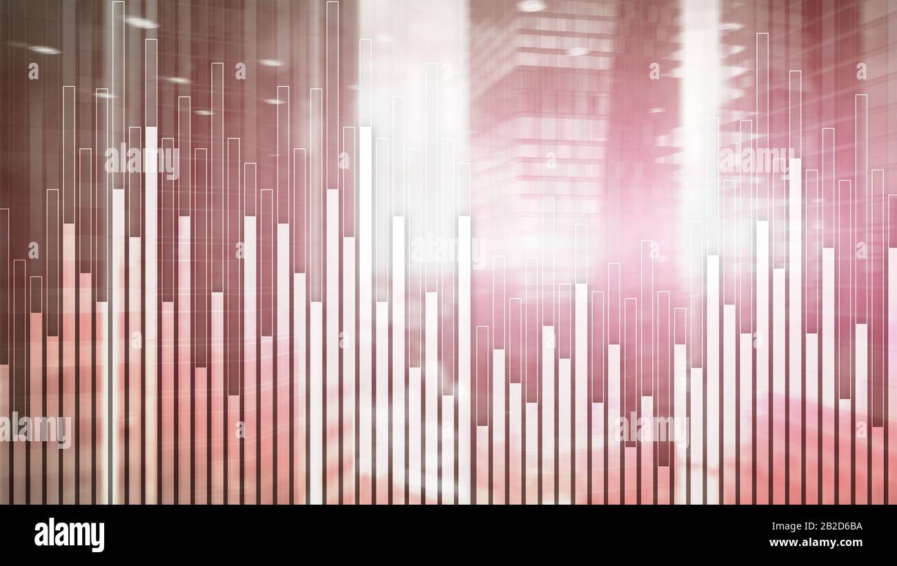 Mixed Media Stock Market Corporate background. Concept City Trading ...