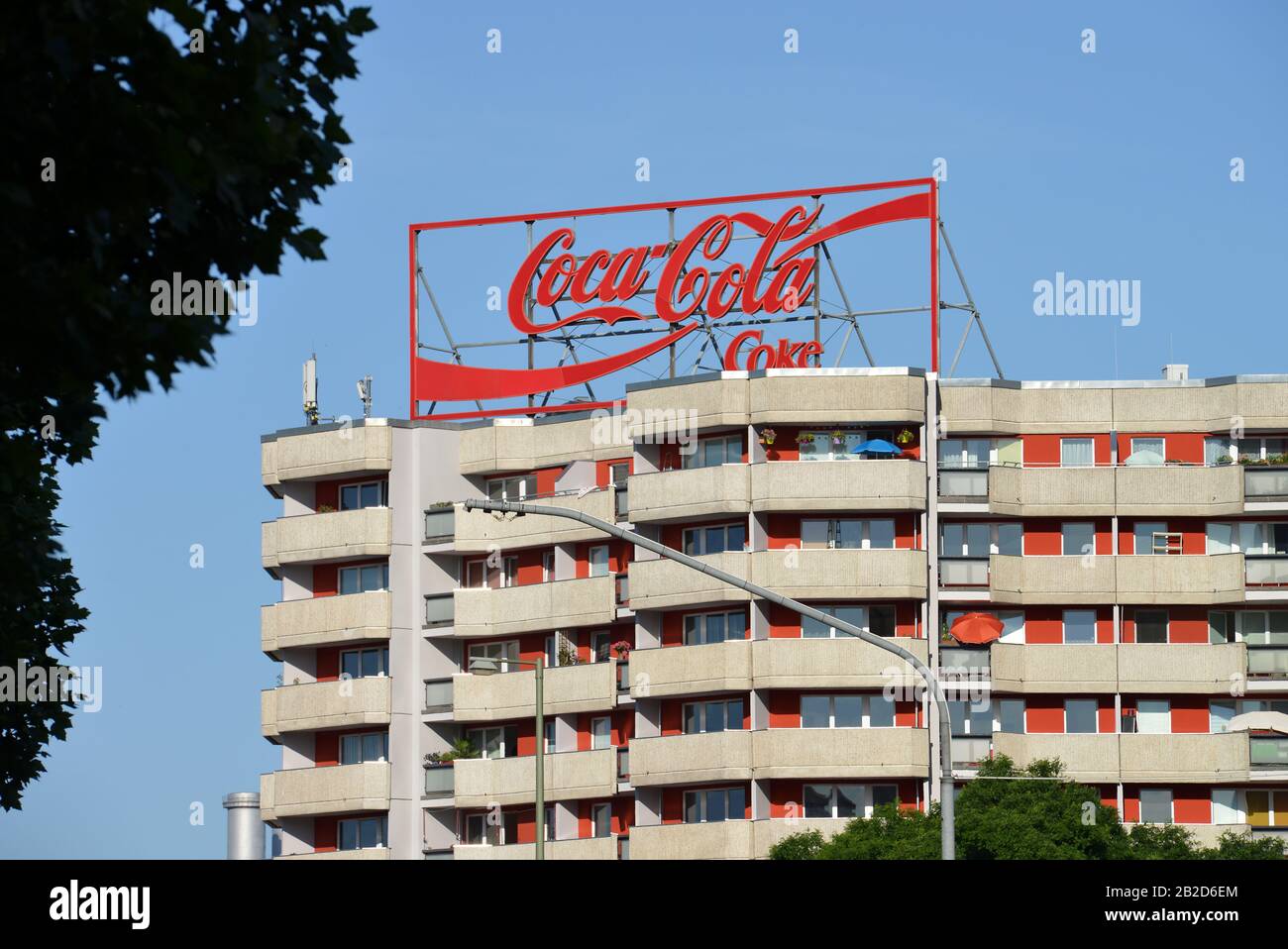 Coca Cola, Werbung, Leipziger Strasse, Mitte, Berlin, Deutschland Stock Photo