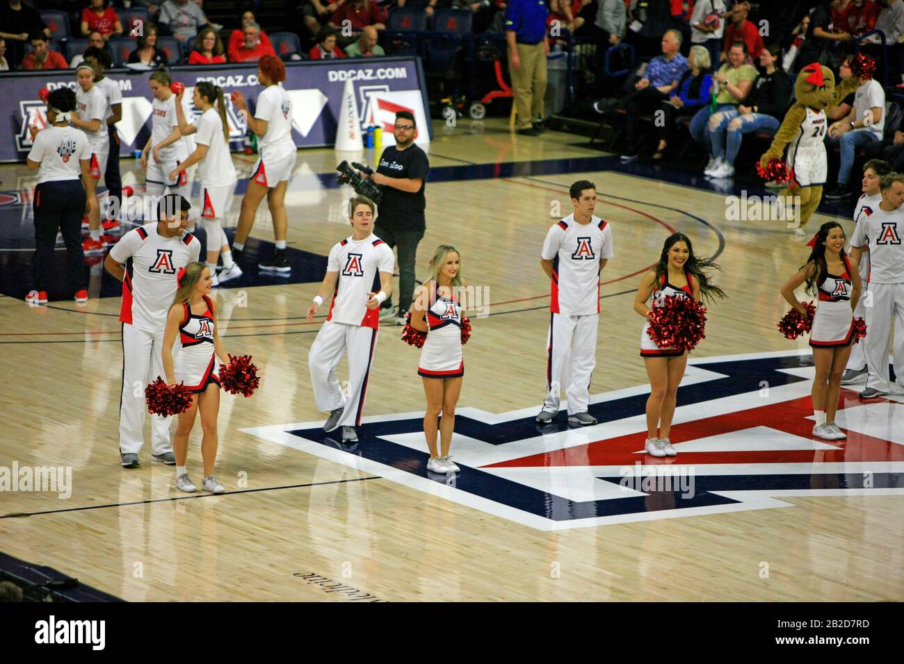 Arizona Vs Stanford Girls University Basketball game at the UofA McKale