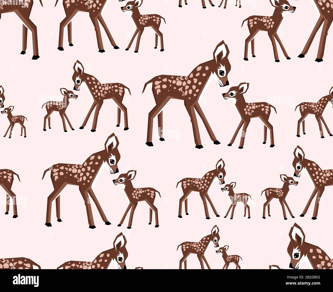 Seamless Cute Animals Baby Deer Background Animals Print Illustration Stock Photo Alamy Seamless Cute Animals Baby Deer Background Animals Print Illustration Stock Photo Alamy