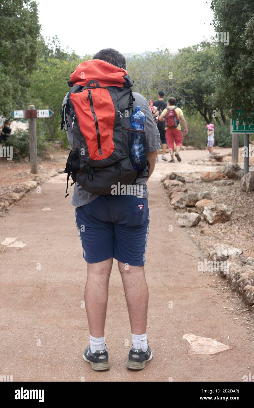 Israel national park hiking in Galilee Stock Photo Alamy