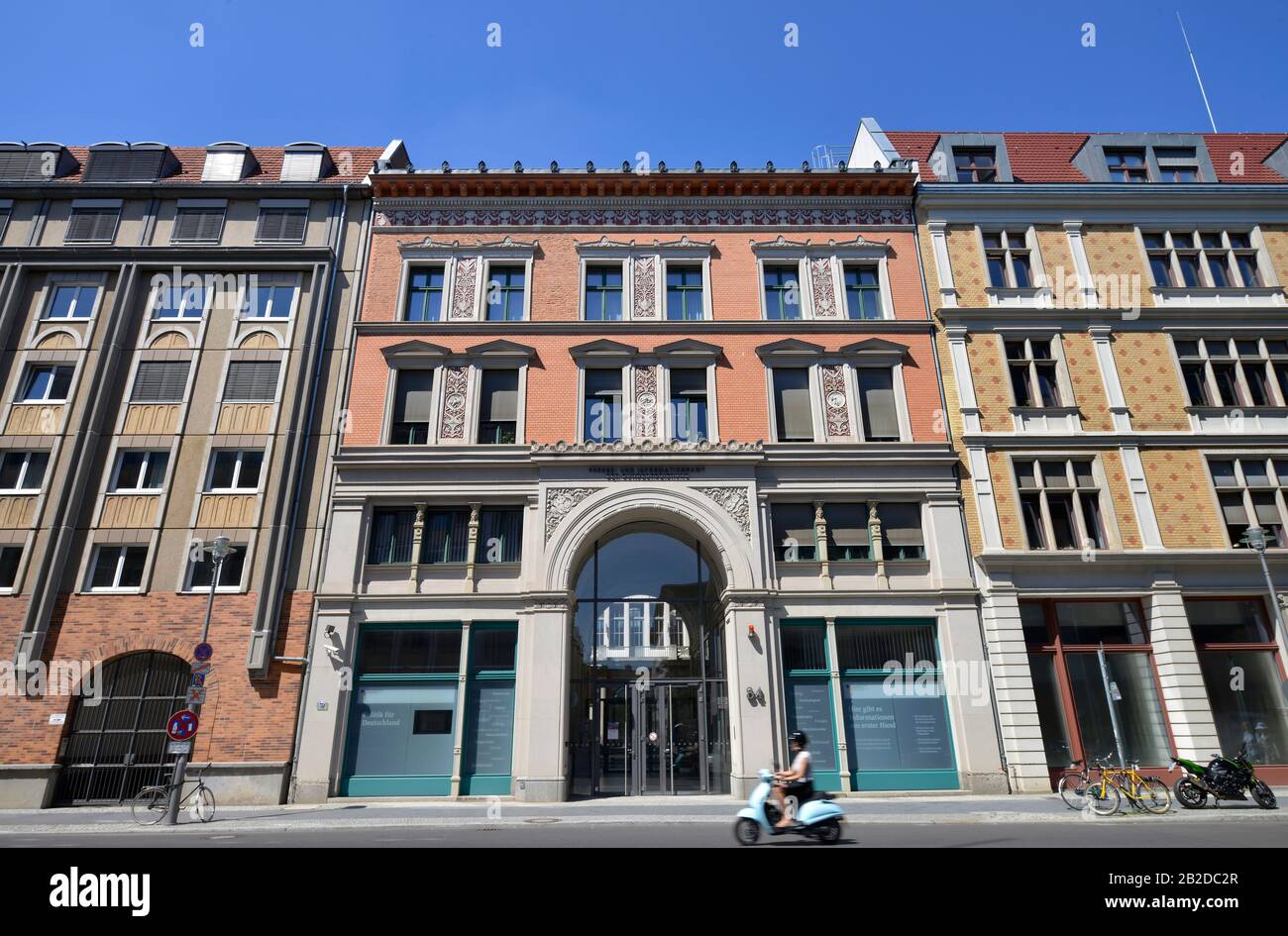 Bundespresseamt, Dorotheenstrasse, Mitte, Berlin, Deutschland Stock