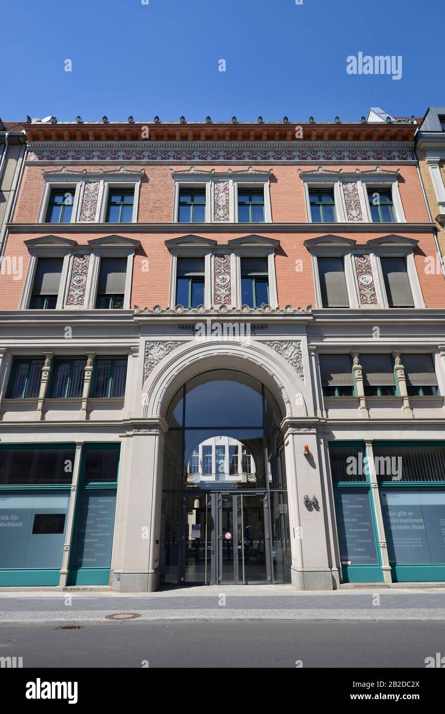 Bundespresseamt, Dorotheenstrasse, Mitte, Berlin, Deutschland Stock