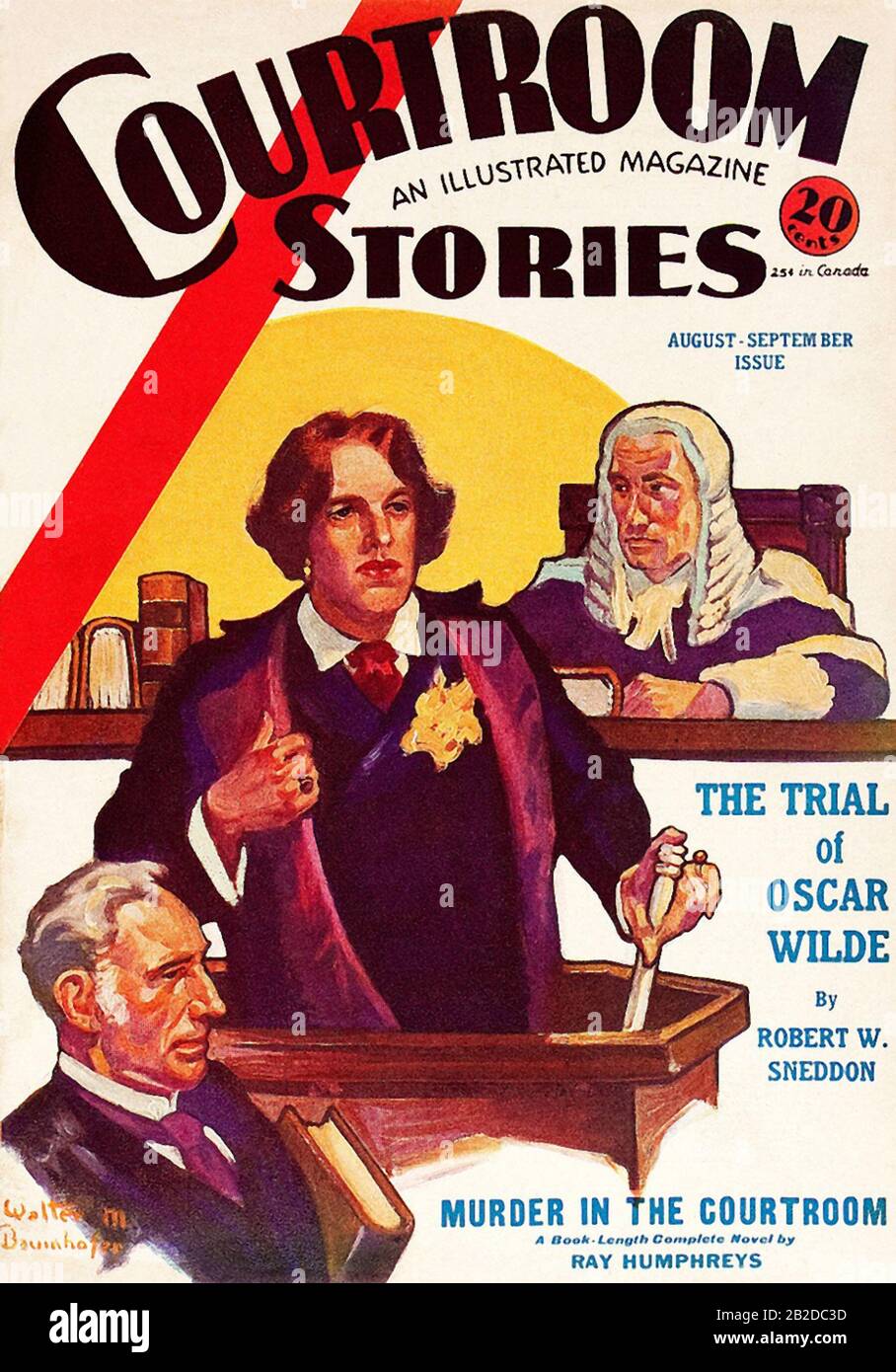 The Trial of Oscar Wilde Stock Photo
