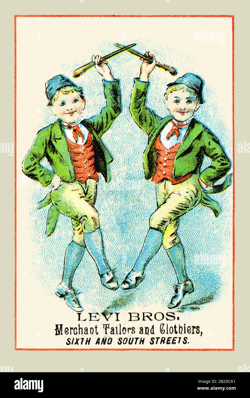 Levi Bros. Irish Dancers Stock Photo