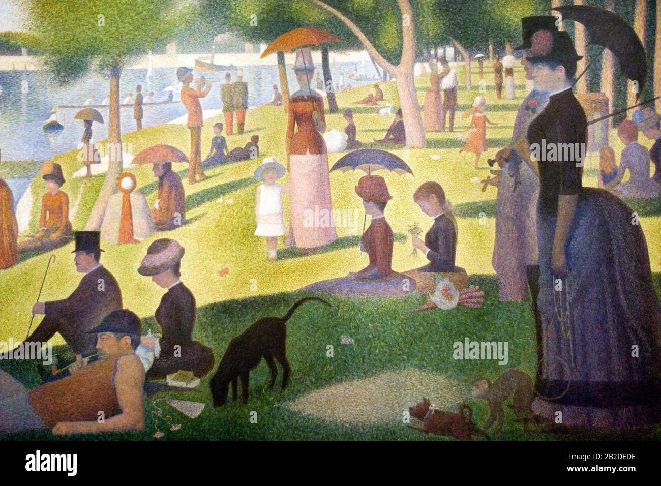 Sunday Afternoon on the Island of La Grand Jatte Stock Photo