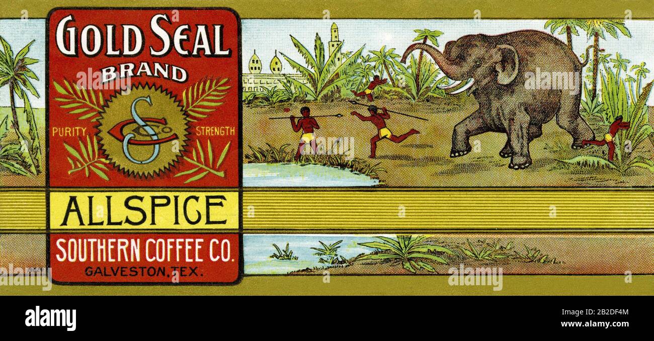 Gold Seal Brand Allspice Stock Photo Alamy
