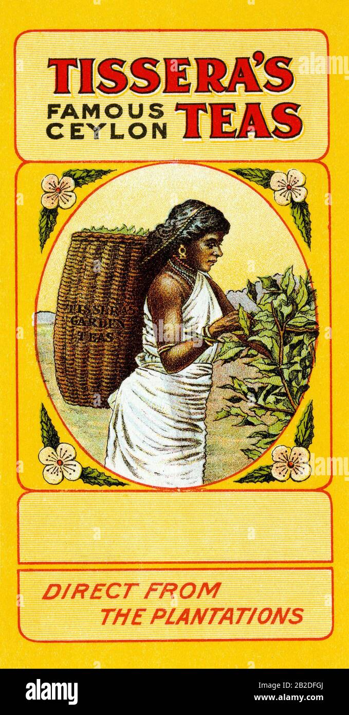 Tissera's Famous Ceylon Teas Stock Photo Alamy