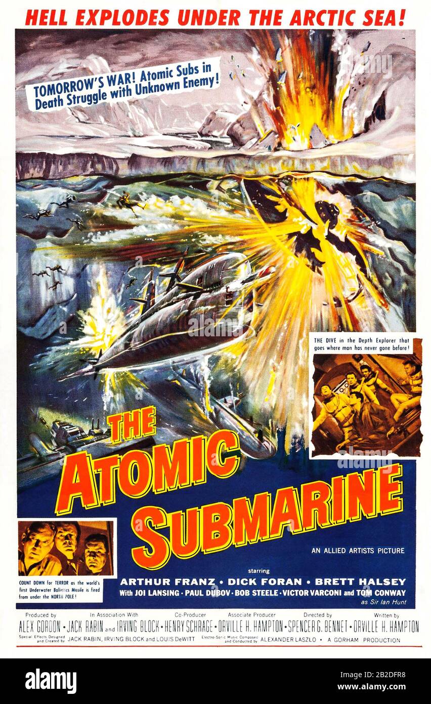 The Atomic Submarine Stock Photo