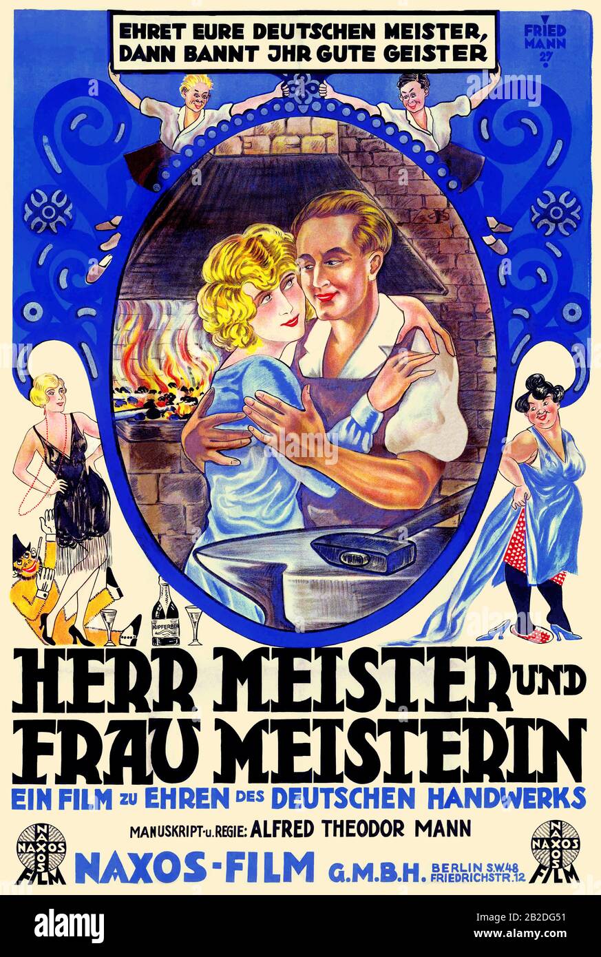 Herr Meister und Frau Meisterin Stock Photo