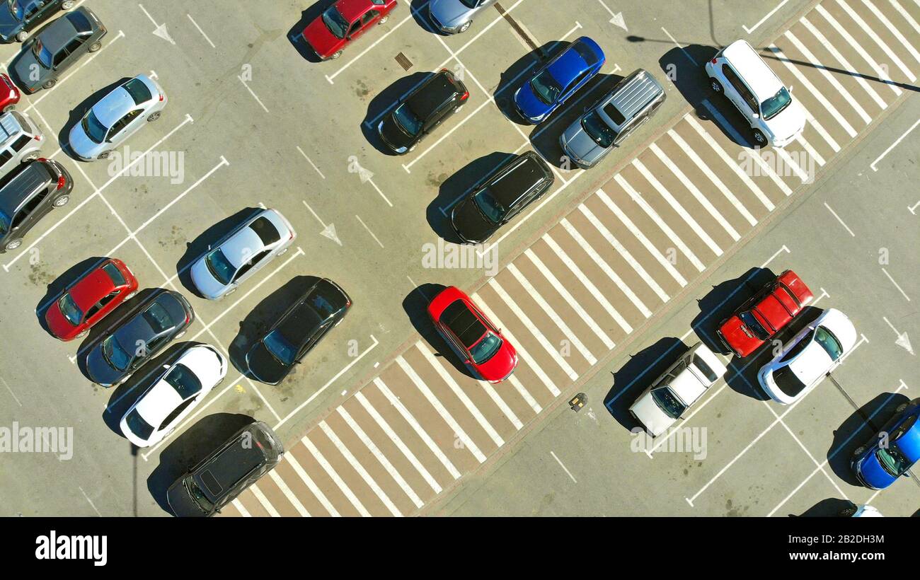 Photography of a parking lot hi-res stock photography and images - Alamy