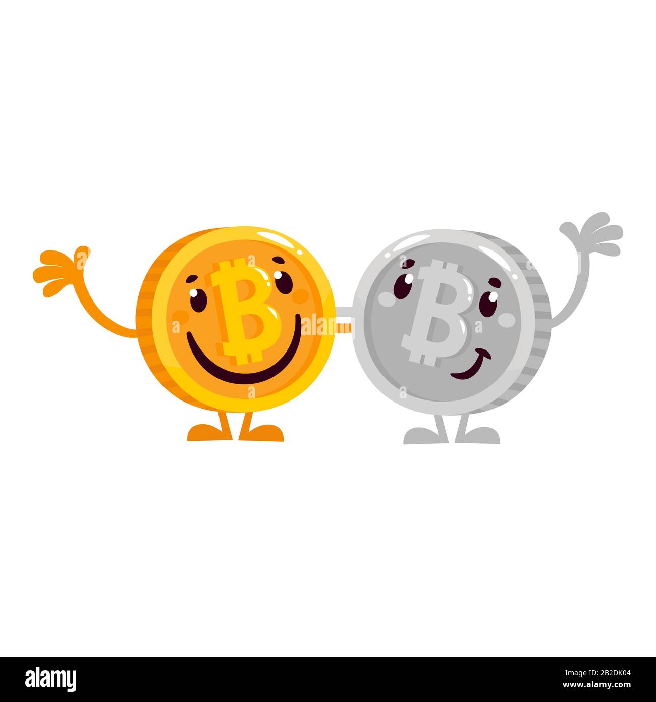 Coin money kawaii character Cut Out Stock Images & Pictures - Alamy