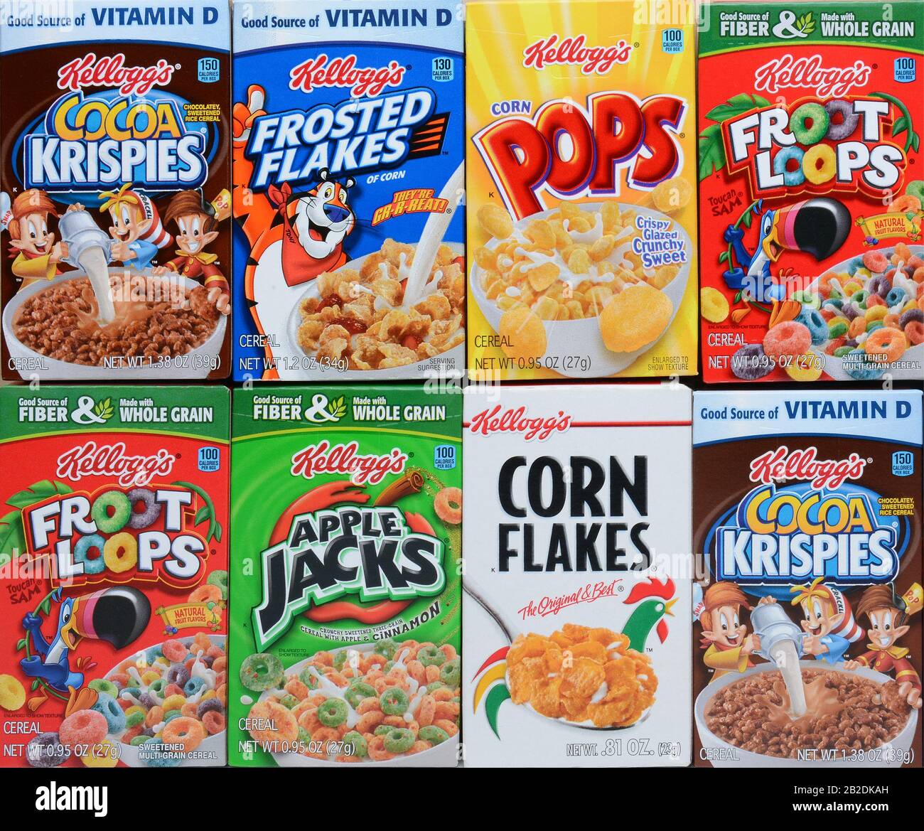 Kelloggs cereals hi-res stock photography and images - Alamy