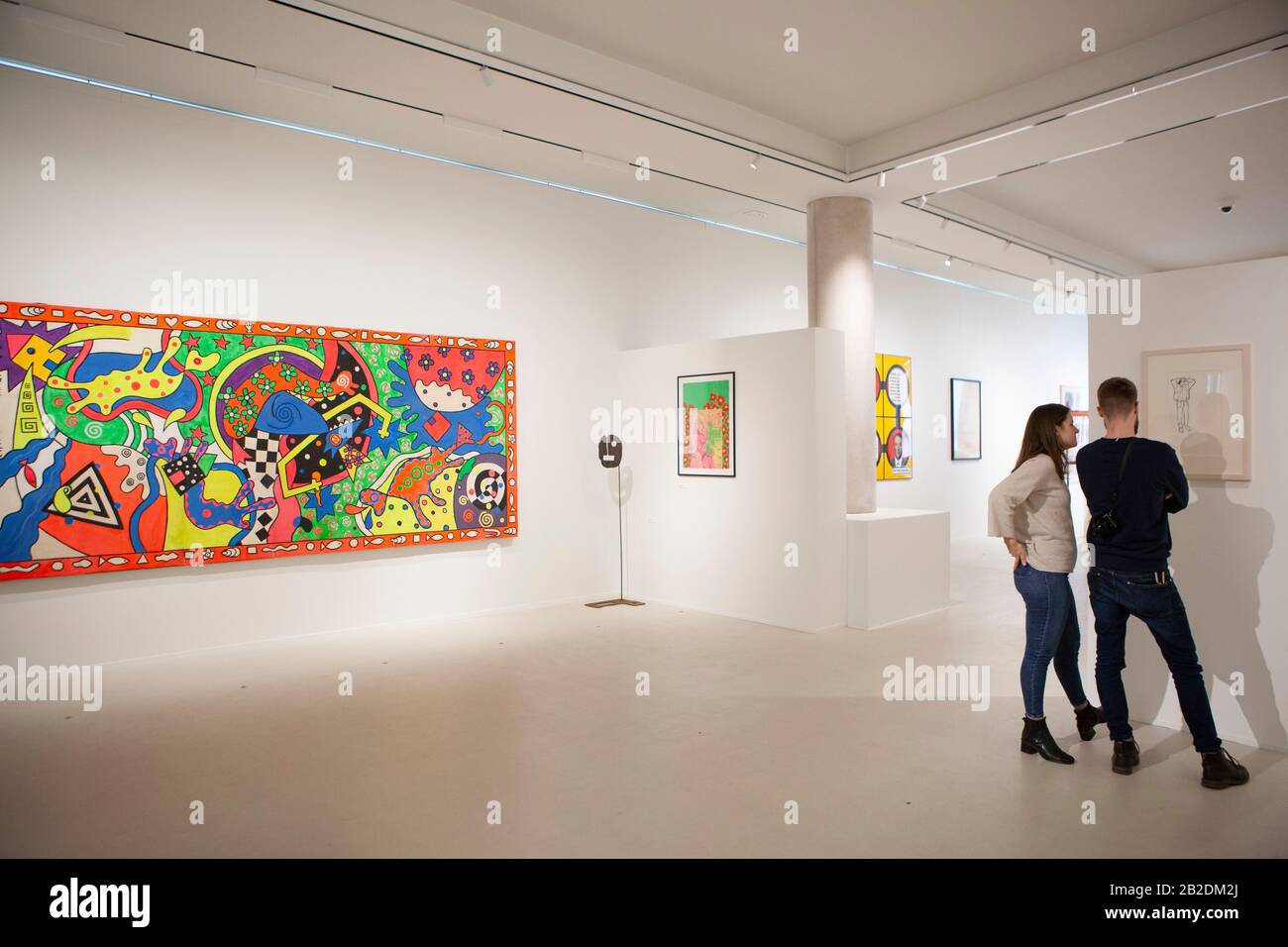 Paris La Fab A New Gallery Open In South East Paris To Show The Contemporary Art Collection Of Fashion Designer Agnes B Artists In The Collection Include Jean Michel Basquiat Louise Bourgeois Andy Warhol And Madeleine Berkhemer Who Created This