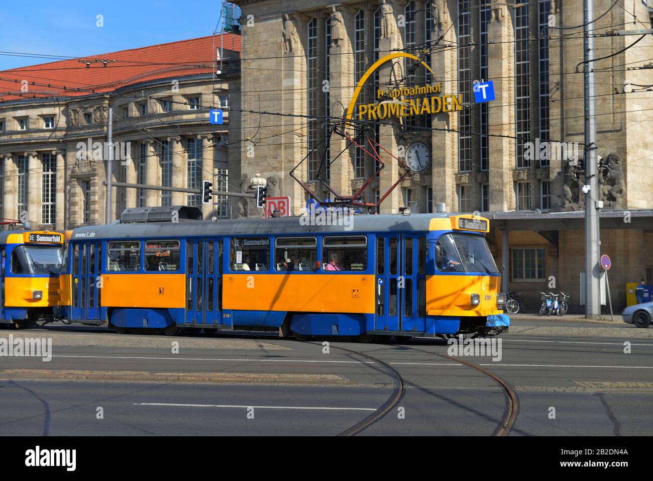 Hauptbahnhof, WillyBrandtPlatz, Leipzig, Sachsen, Deutschland Stock Photo Alamy