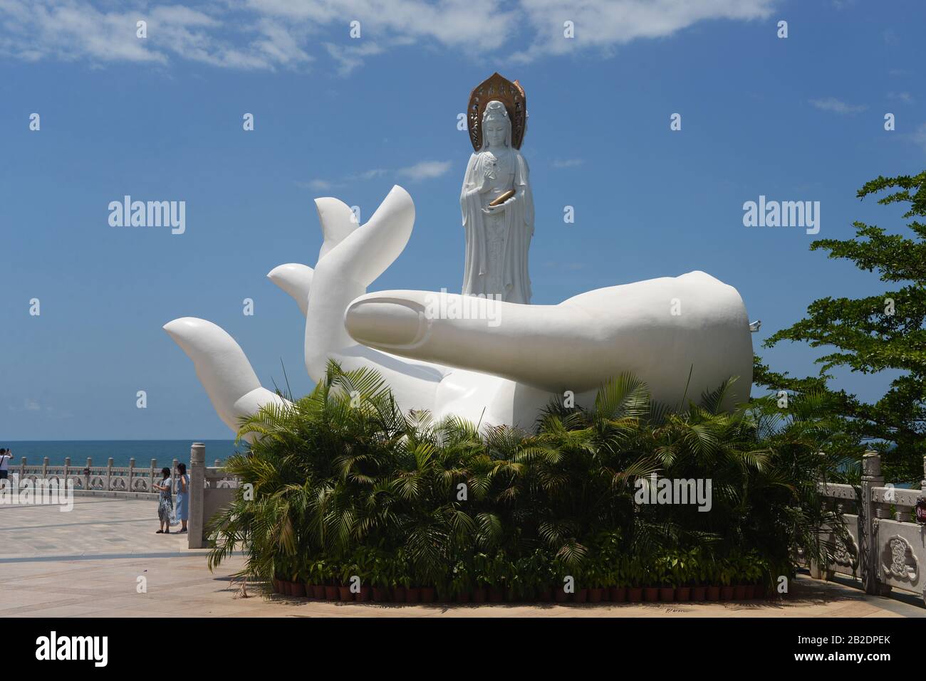 buddha culture statue of the goddess guanyin nanshan in hainan island