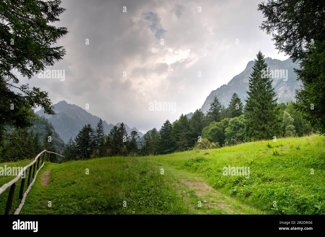 Travel in Italy alps of europe nature tourism Stock Photo - Alamy