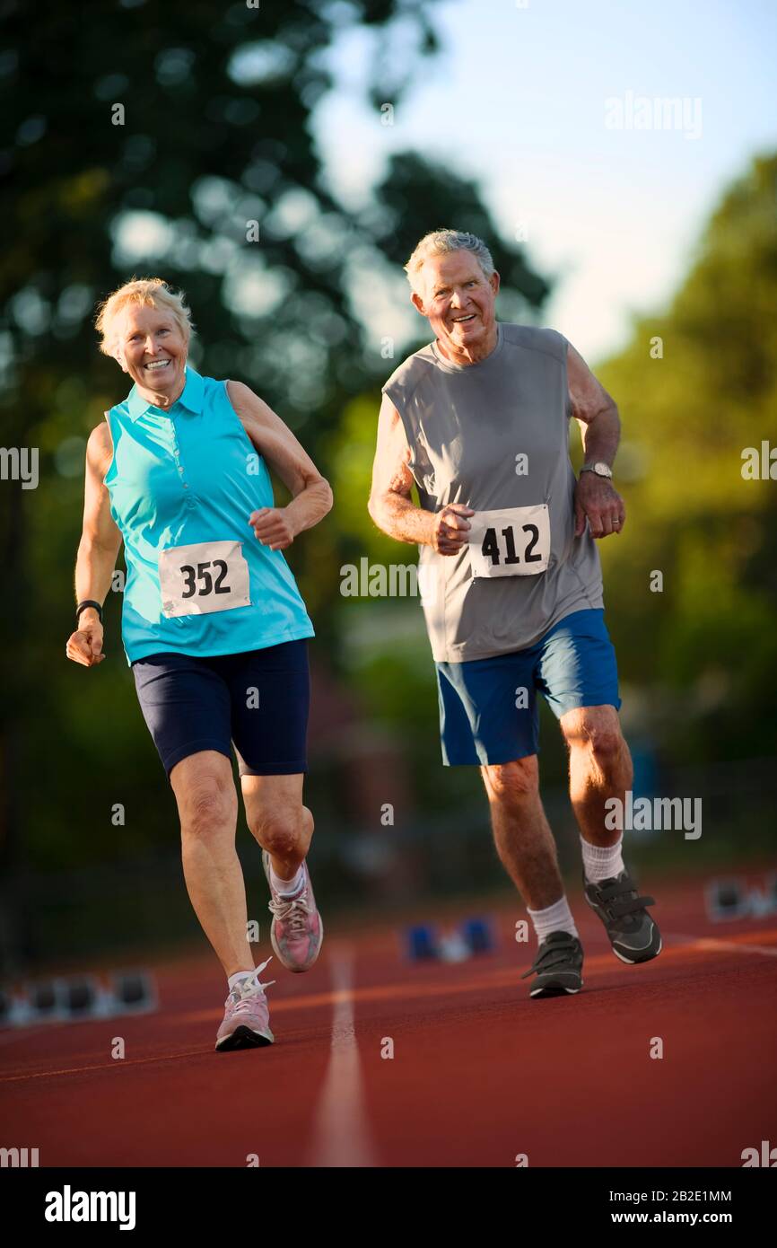 Senior man running shoes hi-res stock photography and images - Alamy