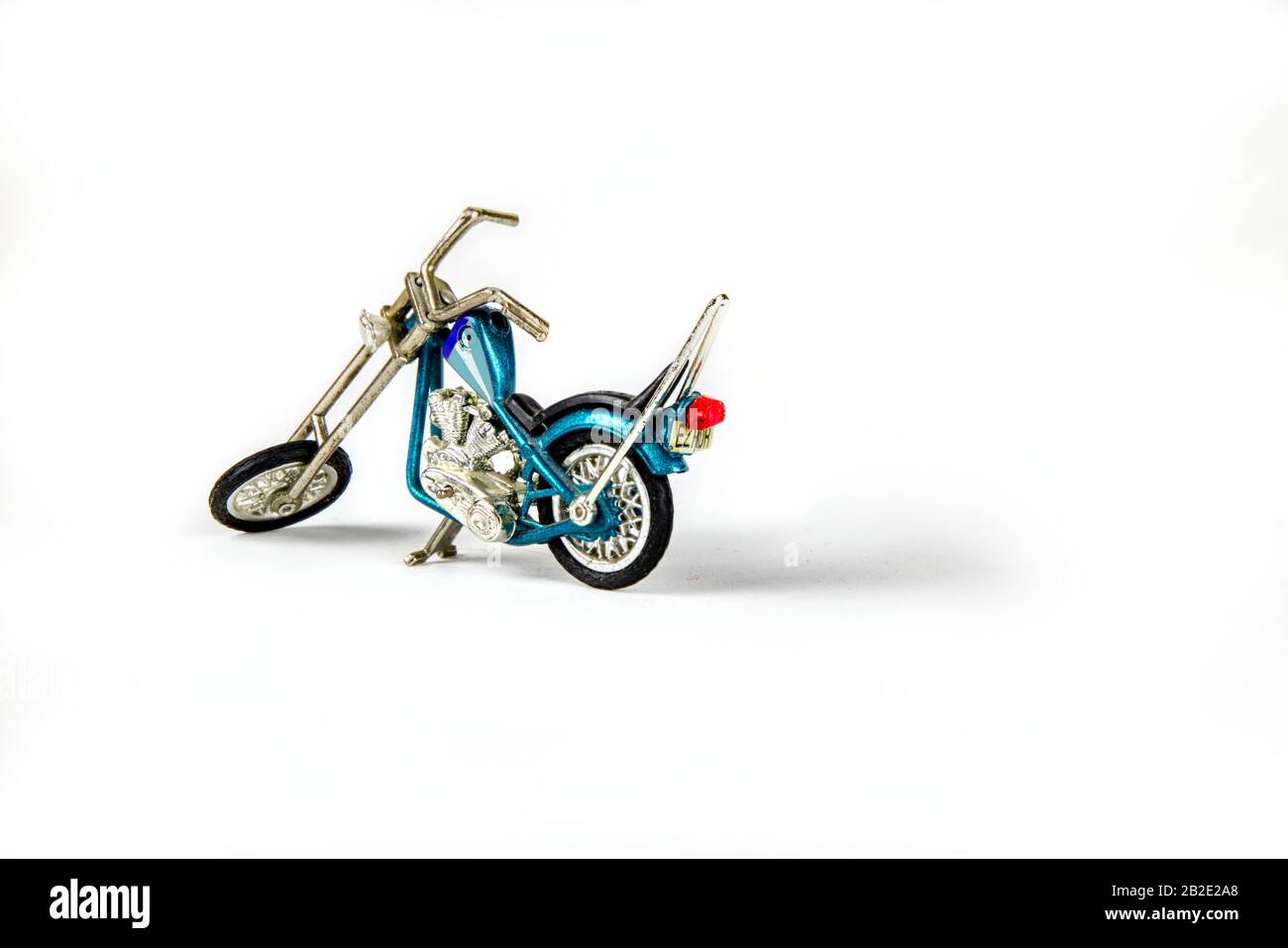 Photo of a you motorcycle on a white background Ver. 3 Stock Photo