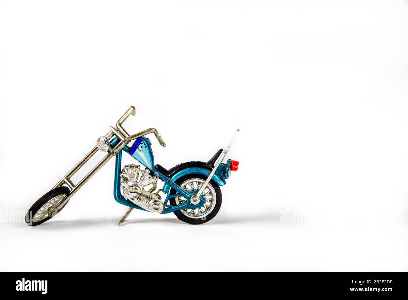 Photo of a you motorcycle on a white background Ver. 2 Stock Photo