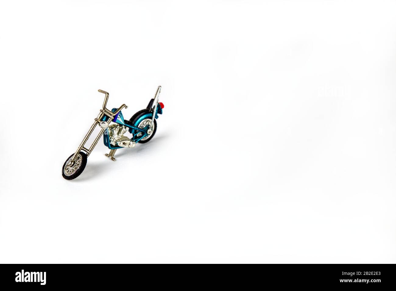 Photo of a you motorcycle on a white background Ver. 1 Stock Photo