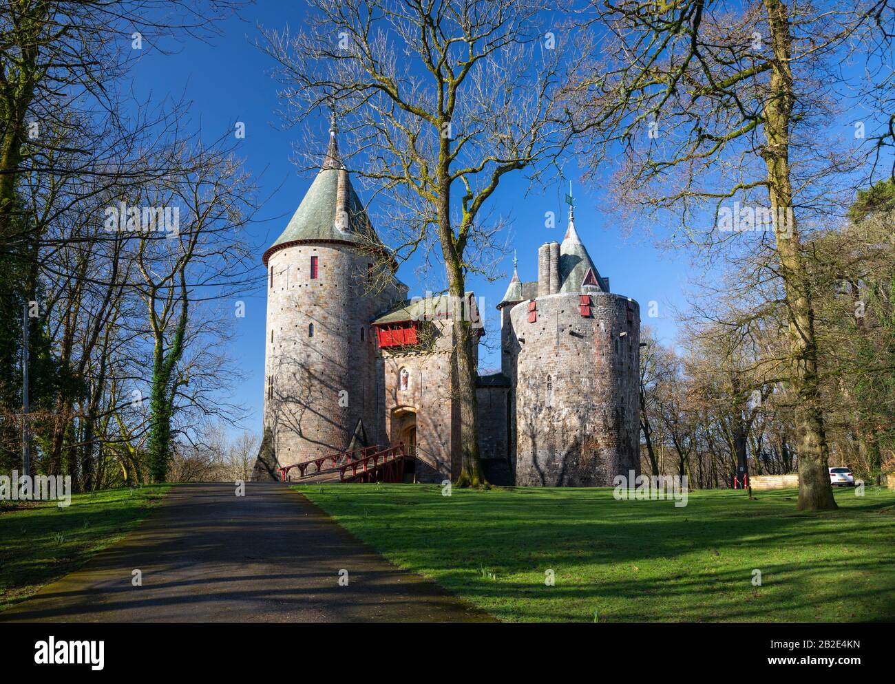 Castell Coch (Red castle), Tongwynlais, Wales Stock Photo