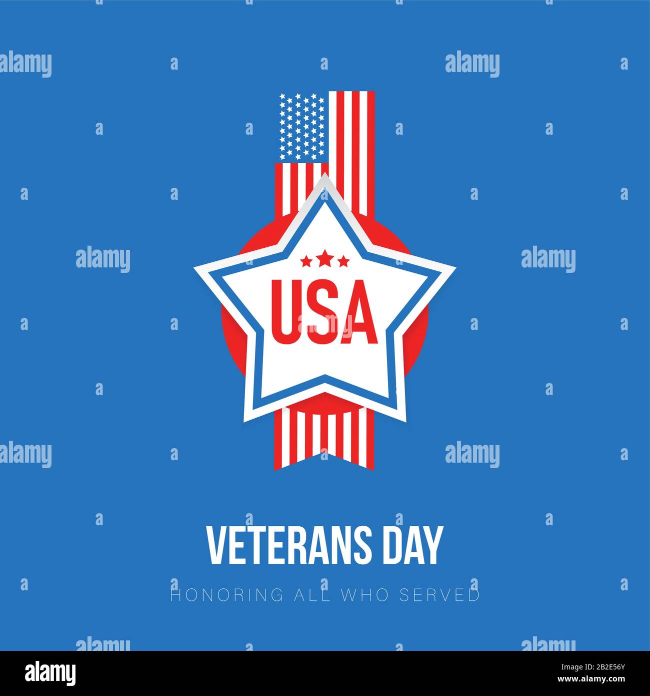 Veterans Day USA flag sign Stock Vector Image & Art Alamy