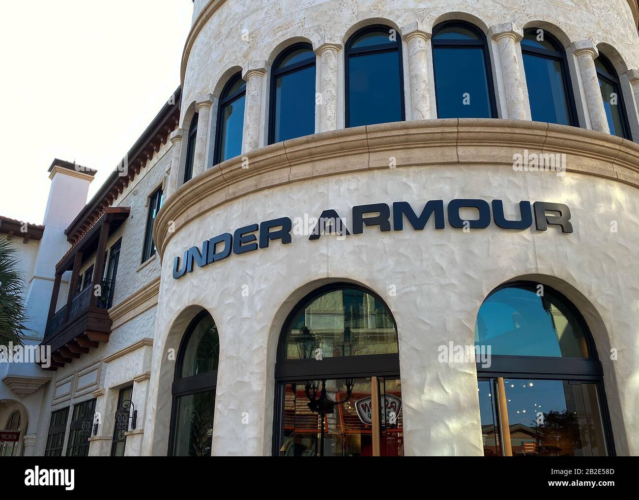 Orlando,FL/USA-2/13/20: Under Armour clothing store at an mall. Under Armour, Inc. is an American that manufactures footwear, sport Stock Photo - Alamy