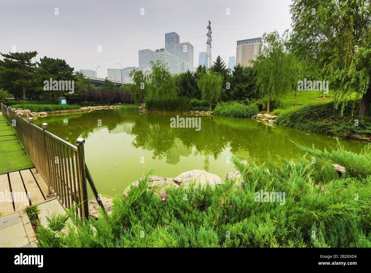 Traditional Chinese City Garden Park in Beijing Stock Photo Alamy