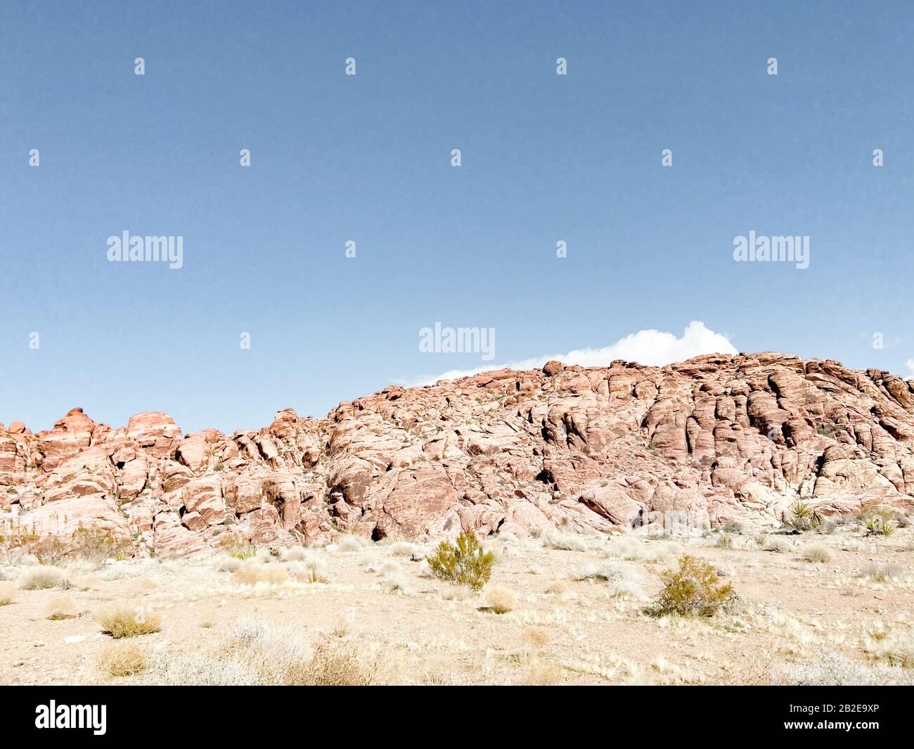 Mountain views in the Nevada area Stock Photo