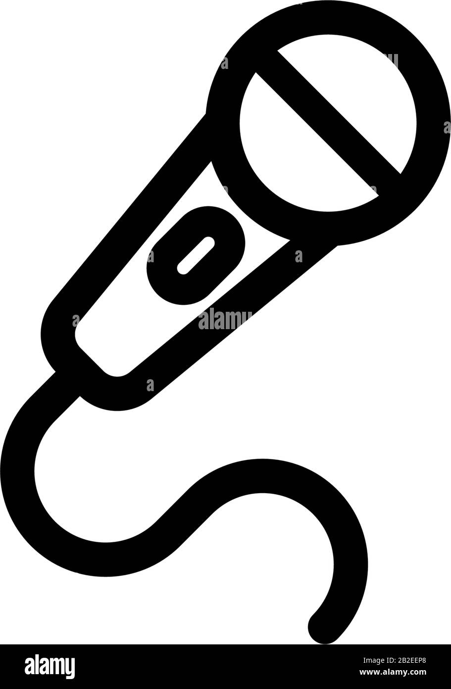 Microphone icon design vector template Stock Vector Image & Art - Alamy